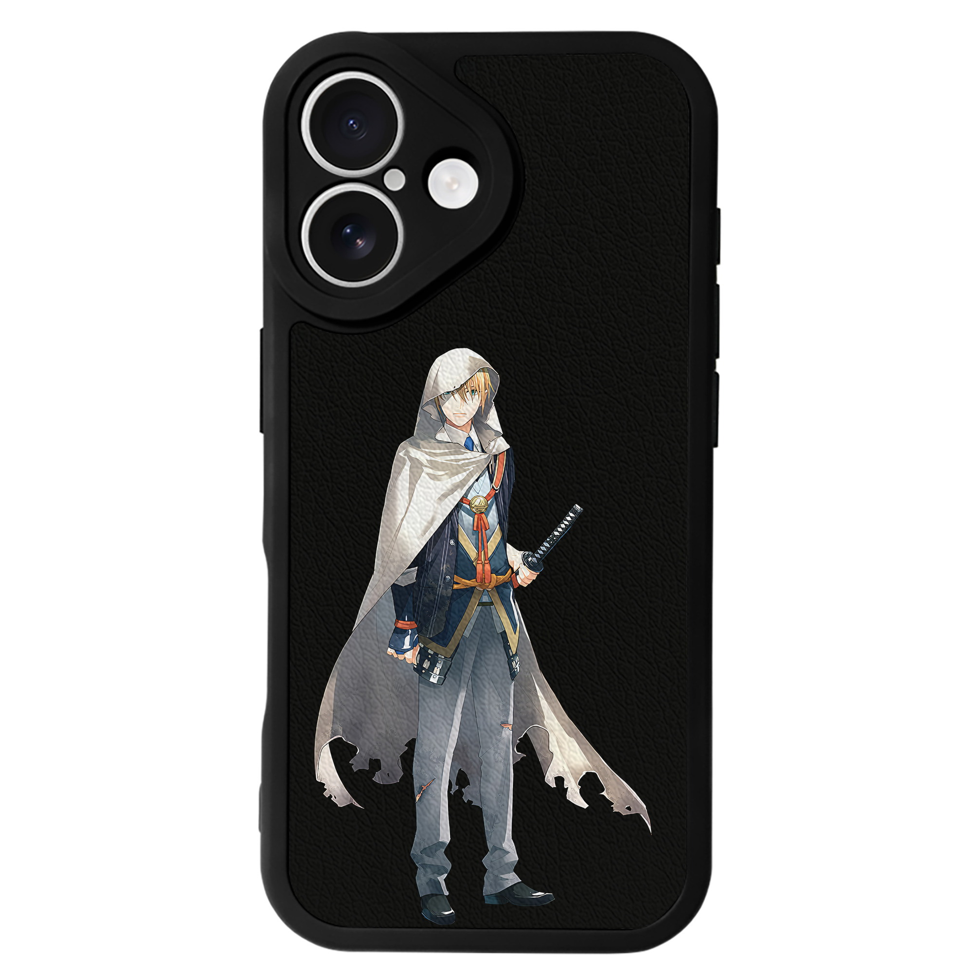 （画像用） 刀剣乱舞 Touken Ranbu 【iPhone 16シリーズ対応】シリコンスマホケース（レザー調） 材質：シリコン